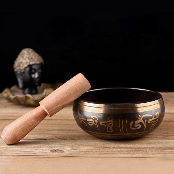 Zen&Spirit Tibetan Singing Bowl - Meditation, Yoga, Chakra Healing