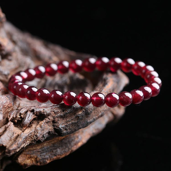 Zen&Spirit Red Garnet Stone Bracelet - Reignite Your Love