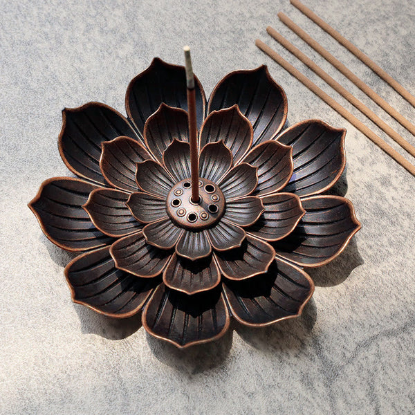 Zen&Spirit Creative Six-hole Lotus Incense Burner