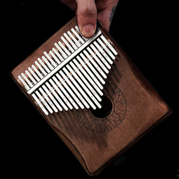 Zen&Spirit Mythstone Kalimba 17/21 Keys Thumb Piano Lotus Design Portable Finger Piano