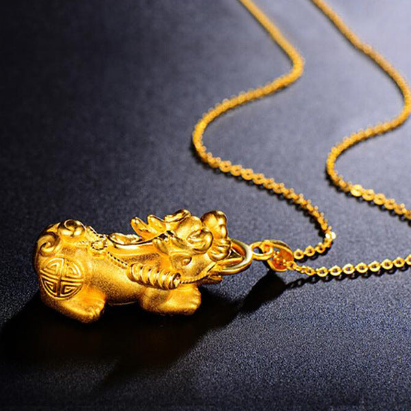 Zen&Spirit Gold Pixiu Necklace