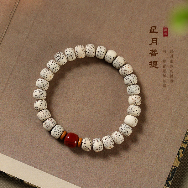 Xingyue Bodhi bucket beads bracelet Nanhong transfer beads Zen single circle cultural play bracelet national style jewelry manufacturers wholesale