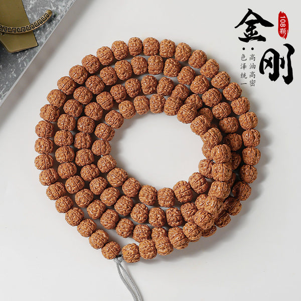 Tree King Burst Meat 108 Little King Kong Bodhi Bracelet Men's Plate Play Buddha Beads Prayer Beads Wen Play Bodhi Bracelet Wholesale