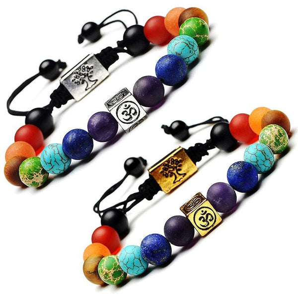 Zen&Spirit Om Chakra Tree of Life Bracelet