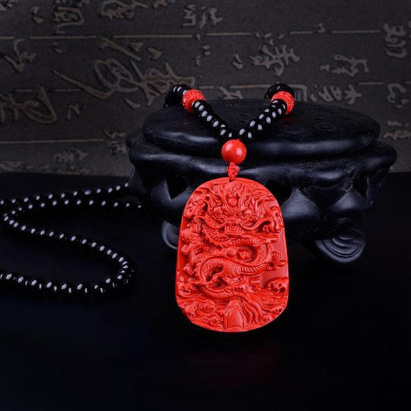 Zen&Spirit Red Dragon Necklace - Luck & Abundance