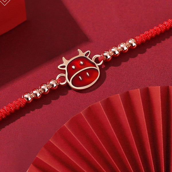 Pulseras del zodiaco chino con hilo rojo: suerte y protección