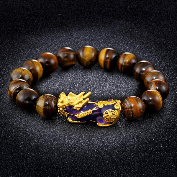Zen&Spirit Tiger’s Eye Pixiu Prosperity Bracelet