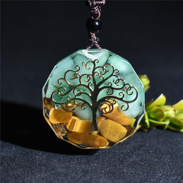 Zen&Spirit Tree of Life Orgonite Necklace - Energy Protection