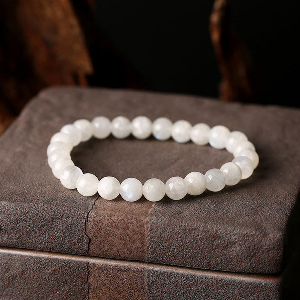 Zen&Spirit White Moonstone Bracelet - Feminine Energy