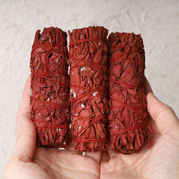 Zen&Spirit Dragon's Blood Sage Smudge Stick for Home Negative Energy Cleansing Incense Healing Meditation Rituals